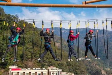 Rope Activity in Rishikesh